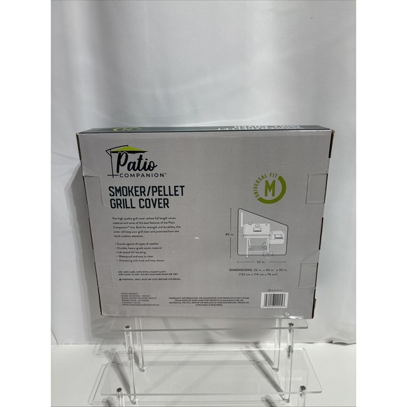 Patio Companion Professional Smoker/Pellet‎ Grill Cover M 52"x30"x45" - Picture 8 of 12